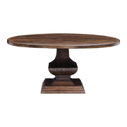 The Ashford Round Dining Table – 72" | Grand Pedestal Hardwood Table