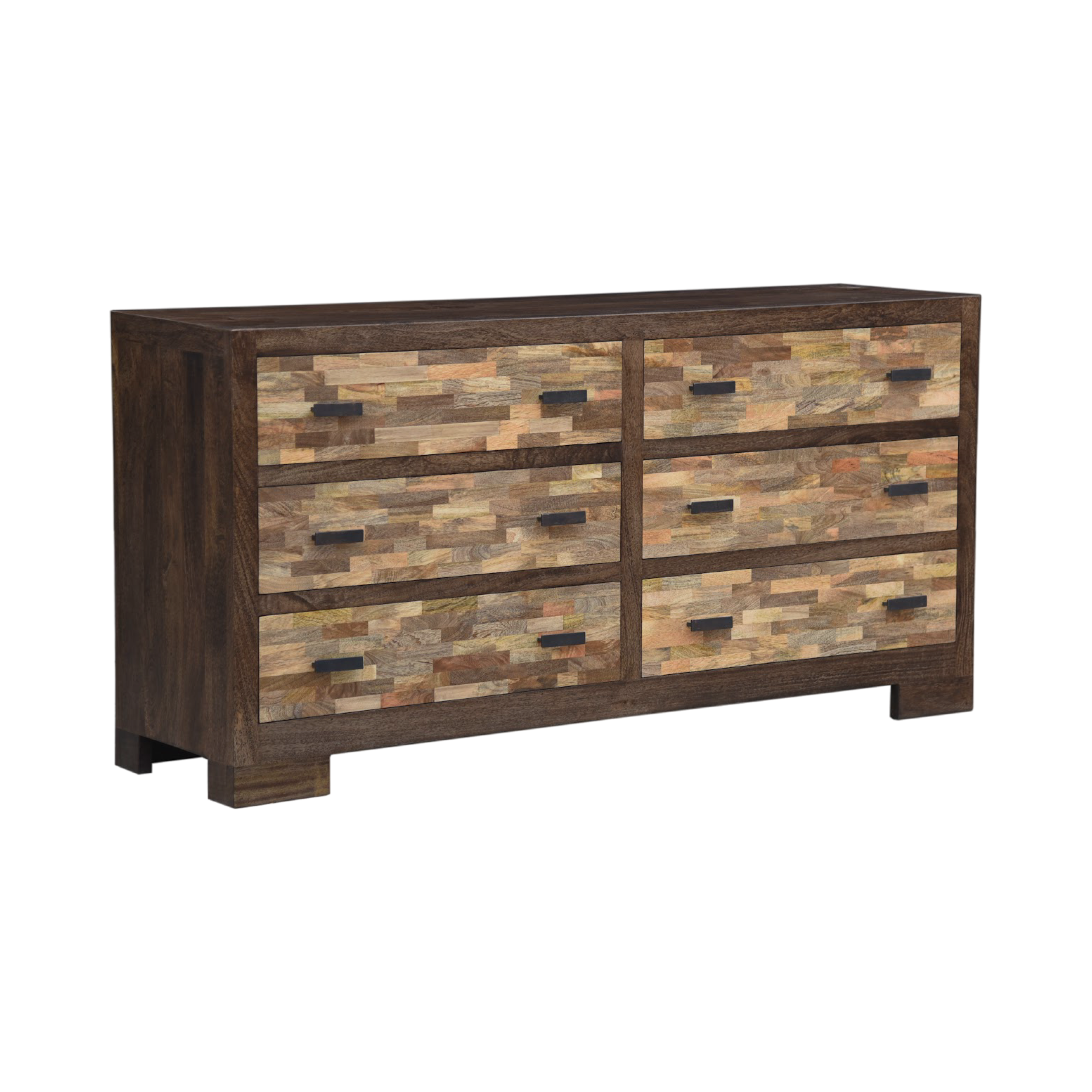 The Loft 6 Drawer Dresser | Two-Tone Solid Hardwood Bedroom Storage