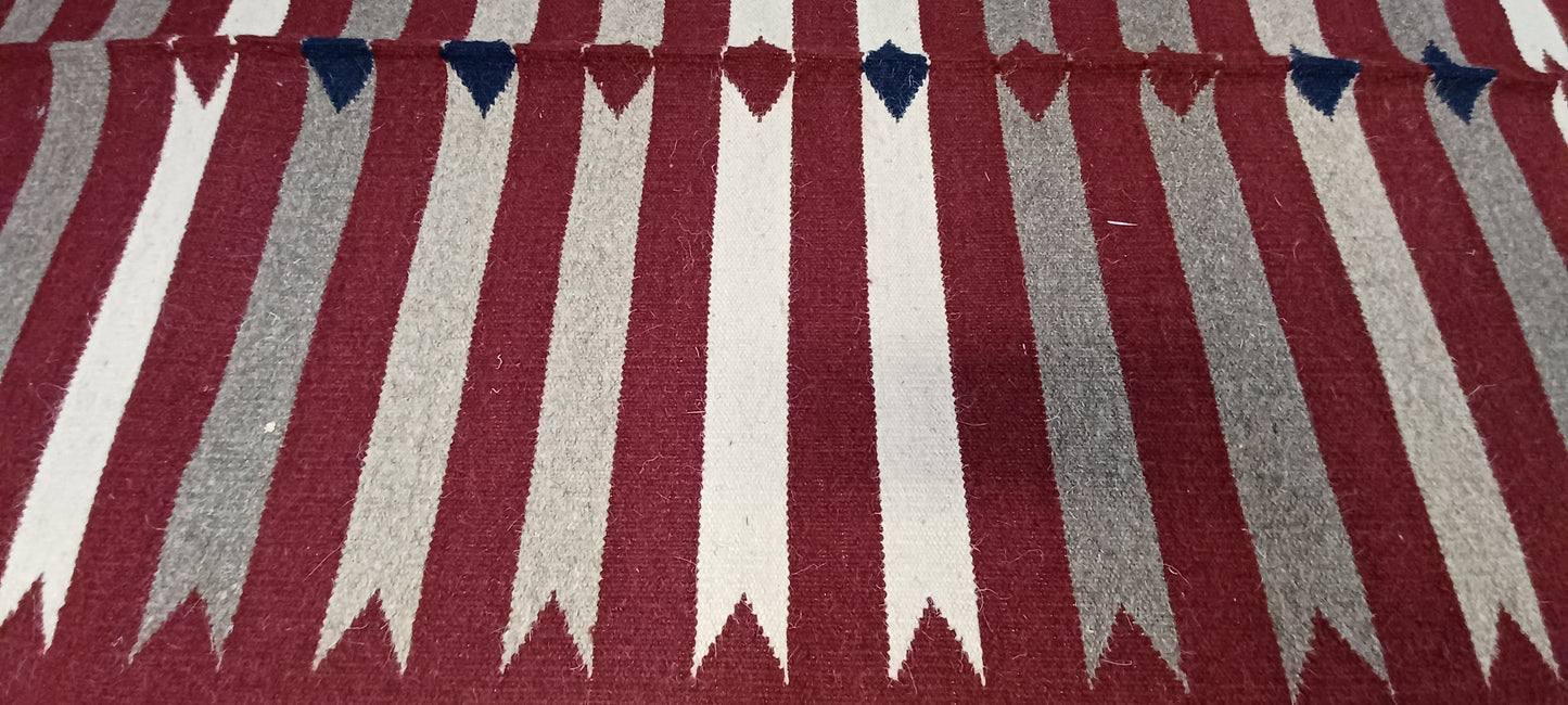 Handwoven Wool Navajo Style Rug