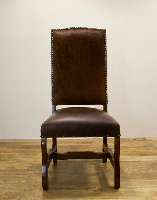 Cody Leather/Cowhide Dining Chair