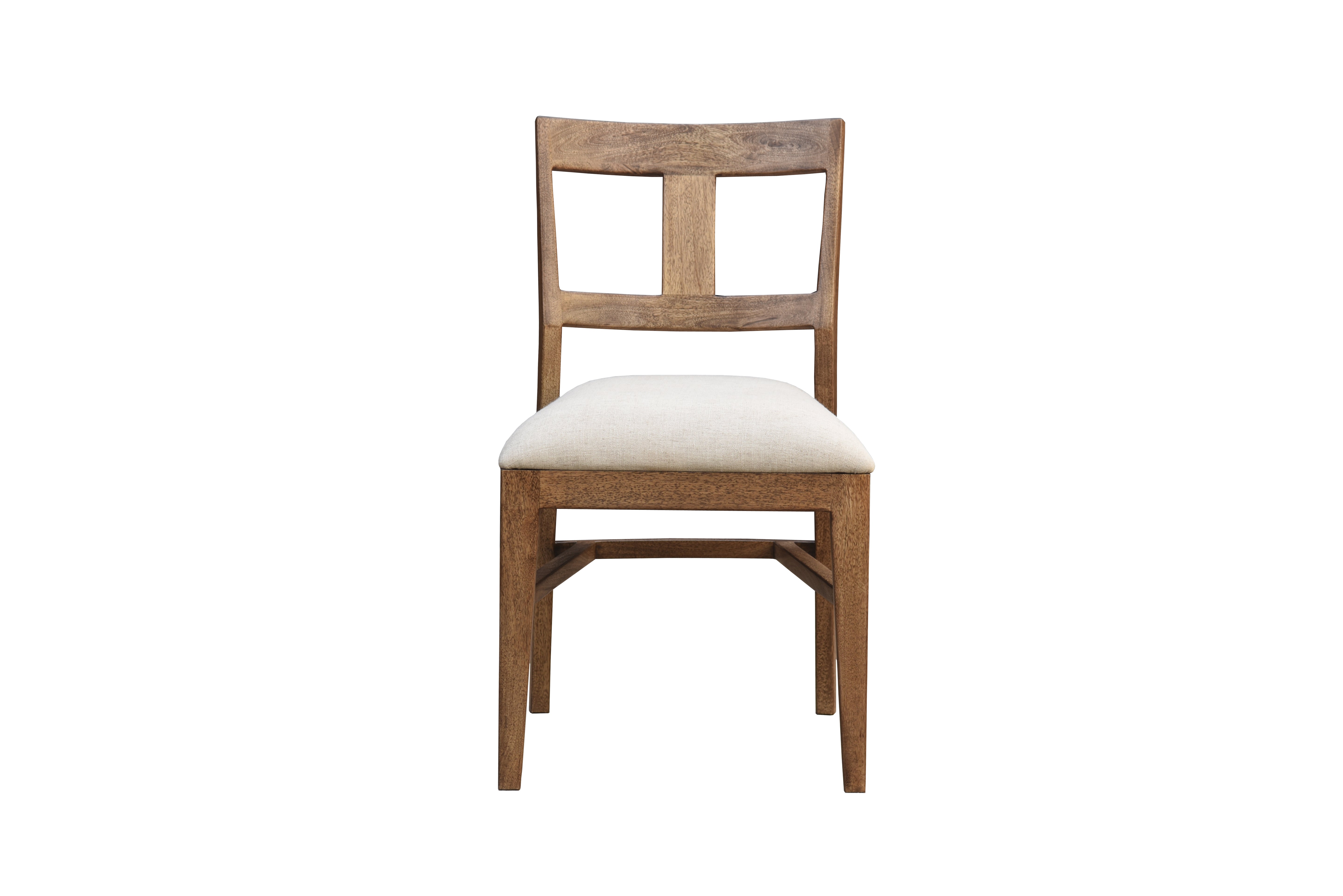 The Tulum Chair |   Dining Chair in Solid Hardwood with Upholstered Seat