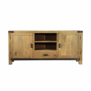 The McDermott Cabinet – 60" | Urban Walnut Hardwood Media Console