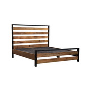 The Bend Mills Bed – Queen | Hardwood Platform Bed with Metal Frame