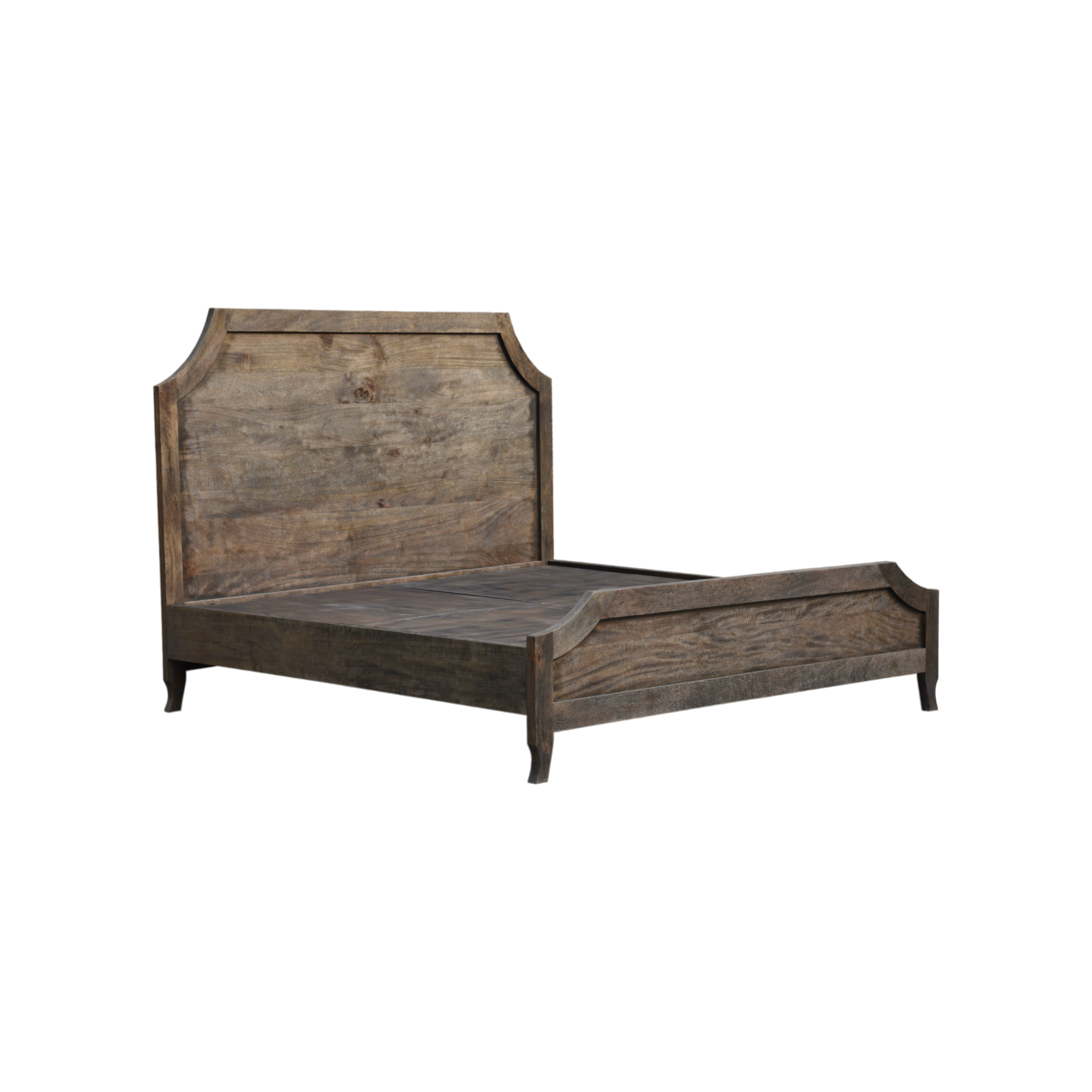 The Maltese Bed – Queen | Rustic Reclaimed Hardwood Platform Bed