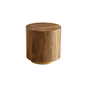 The Huttsen End Table | Beveled Natural Hardwood Accent Table