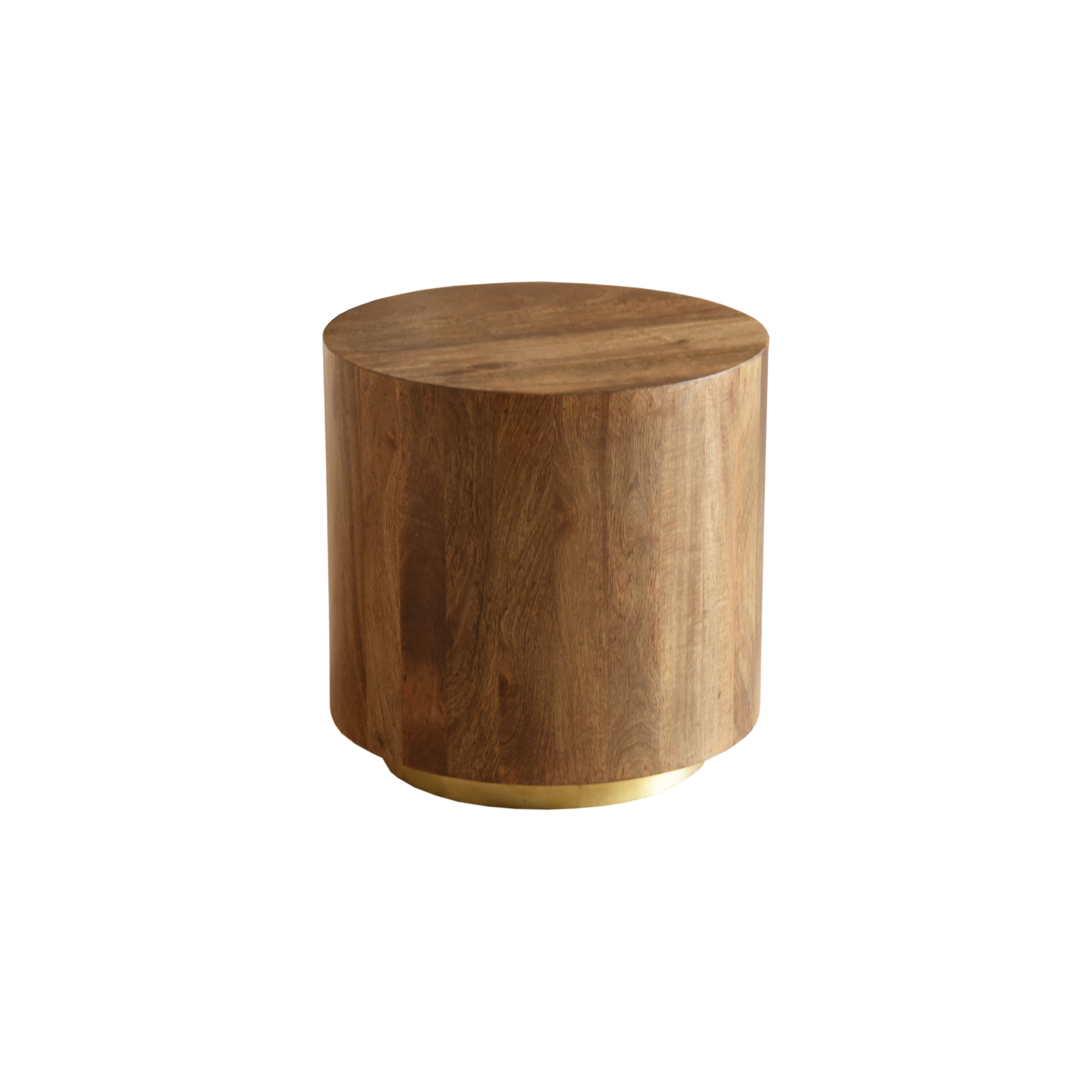 The Huttsen End Table | Beveled Natural Hardwood Accent Table