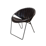 The Circa Accent Chair | Buffalo Leather Lounge Chair with Low Profile Design